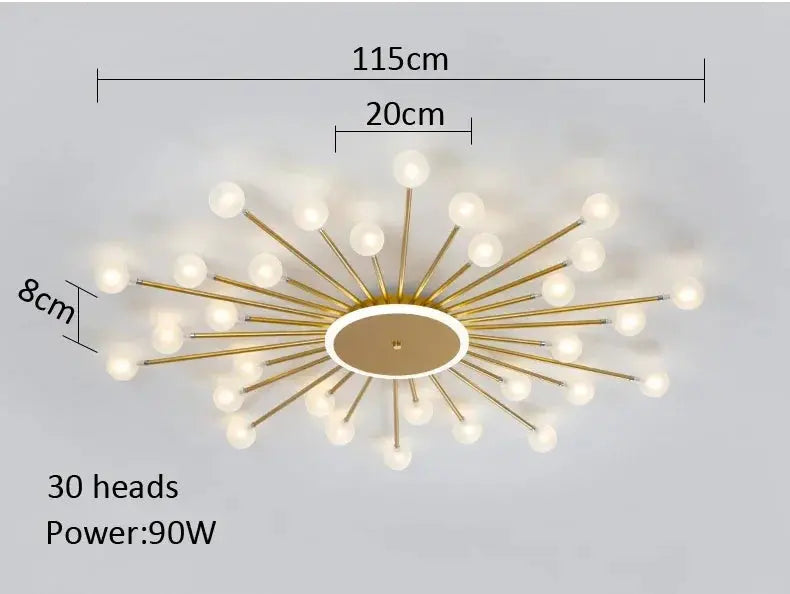 Calira – Scandinavian Round LED Ceiling Lamp Lampasa.com