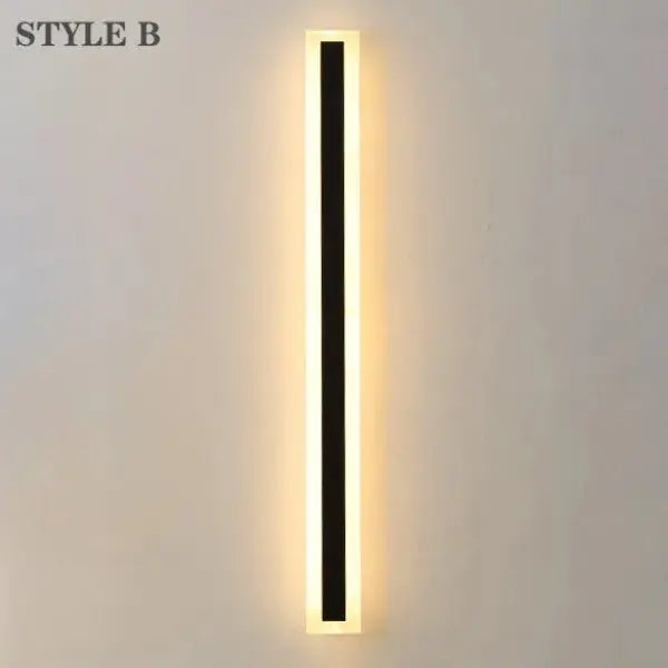 Frida – Modern Long Strip IP65 Waterproof LED Outdoor Lamp for Durable Exterior Lighting Kozyled