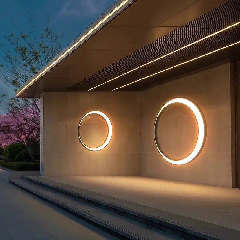 Myra – Waterproof IP65 Outdoor Ring LED Wall Lamp for Reliable Exterior Lighting Kozyled