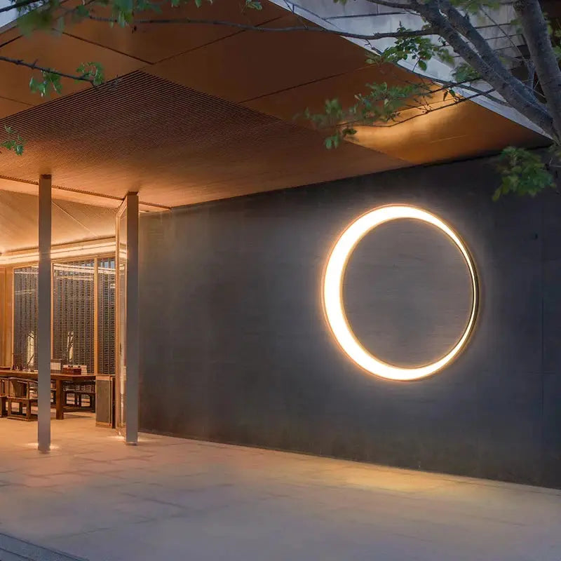 Myra – Waterproof IP65 Outdoor Ring LED Wall Lamp for Reliable Exterior Lighting Kozyled