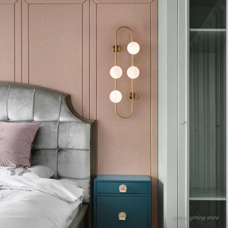 Modern Simple Frosted LED Glass Wall Light – Lumevo lampasa.com