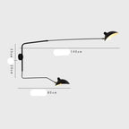 Asa – Industrial Retro LED Wall Light for Vintage inspired Interiors Lampasa.com