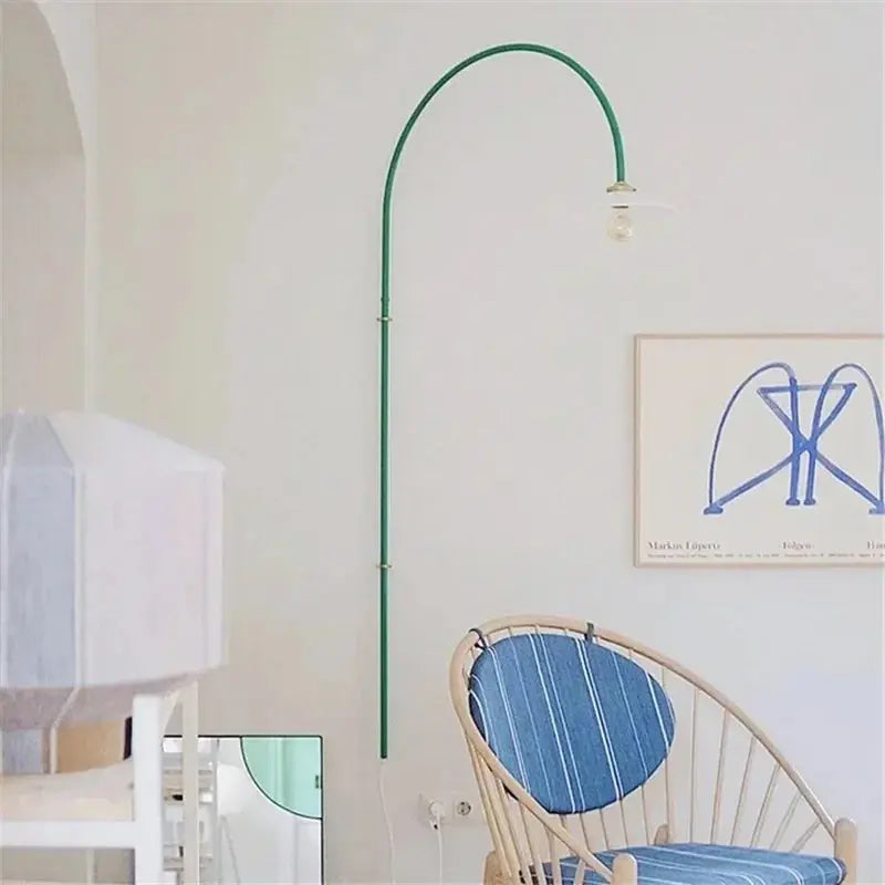 Zelda – Nordic Long-Pole Rotary Swing Arm LED Wall Lamp for Flexible Lighting Kozyled
