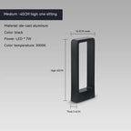 Modern Arch-Shaped IP65 Outdoor LED Floor Lamp for Stylish, Durable Lighting Kozyled