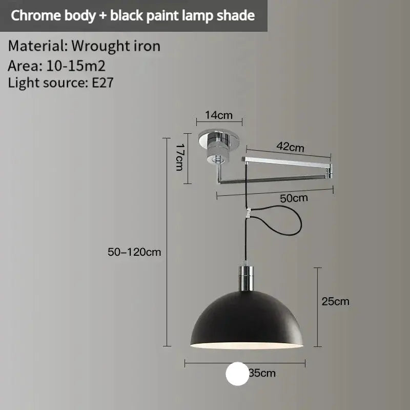 Draxel – Modern Retro Telescopic LED Pendant Lamp Lampasa.com