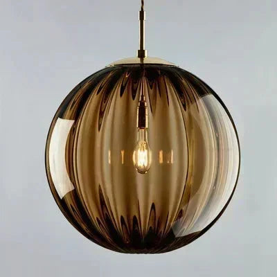 Modern Colorful LED Glass Ball Pendant Lamp – Roma Lampasa.com