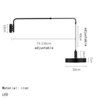 Filip – Modern Adjustable Long Arm LED Wall Lamp for Flexible Lighting Kozyled