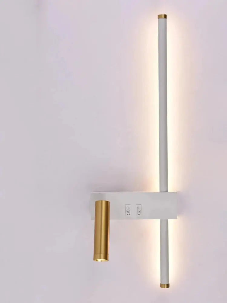 Amalie – Nordic Bedside LED Spot Wall Lamp for Minimalist, Focused Lighting Kozyled