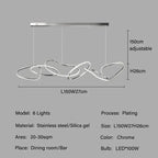 Edda – Creative Circular Dimmable LED Pendant Light for Dining Tables and Bars Kozyled.com