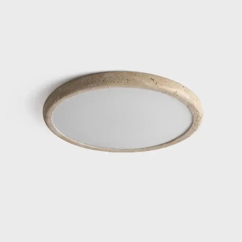 Mikael – Premium Natural Stone LED Ceiling Lamp for Elegant, Durable Lighting Kozyled