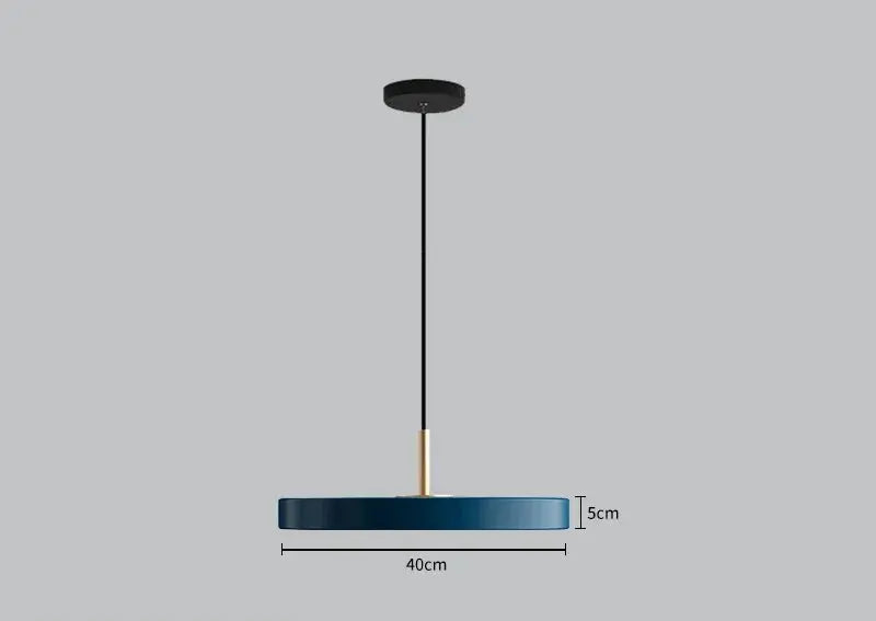 Nora – Modern Art Metal UFO LED Pendant Lamp for Modern Interiors Kozyled
