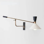 Saga – Nordic Adjustable Long Arm LED Reading Wall Lamp for Cozy Spaces Kozyled