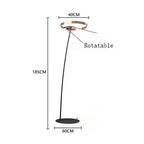 Alberte – Modern Luxury Dimmable LED Ring Floor Lamp Series Lampasa.com