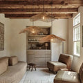 Lyra – Hand-Knitted Rattan LED Pendant Light for Cozy, Natural Decor Kozyled