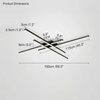 Fenro - Creative LED Strip Dimmable Ceiling Lamp Lampasa.com