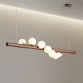 Danby – Nordic Wooden and Glass Ball LED Pendant Lamp for Warm, Modern Decor Kozyled