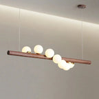 Danby – Nordic Wooden and Glass Ball LED Pendant Lamp for Warm, Modern Decor Kozyled