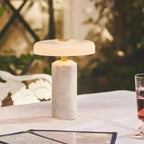 Nova – Contemporary Marble LED Desk Lamp Lampasa.com